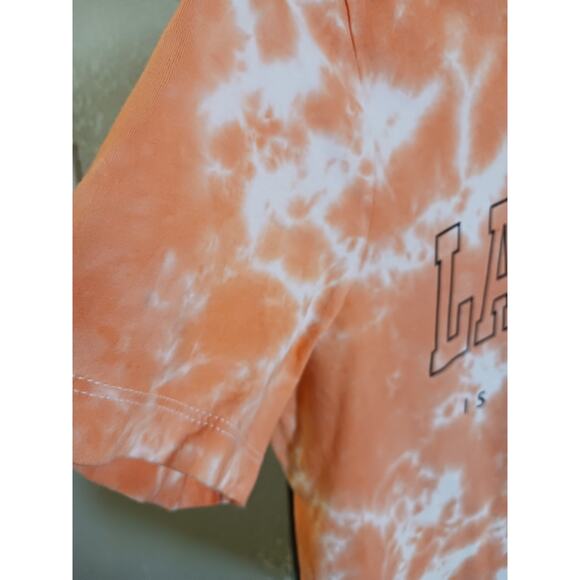 Lake Life is the Best Life Coral Tie Dye Tee T-Shirt NWOT Unisex Size Medium - Picture 3 of 6